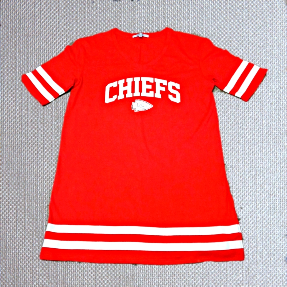 Night Gown KC Chiefs Womens Red White